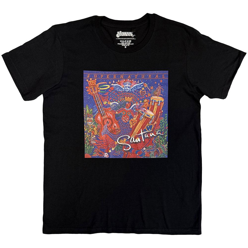 Santana - Supernatural Herren TShirt - Schwarz